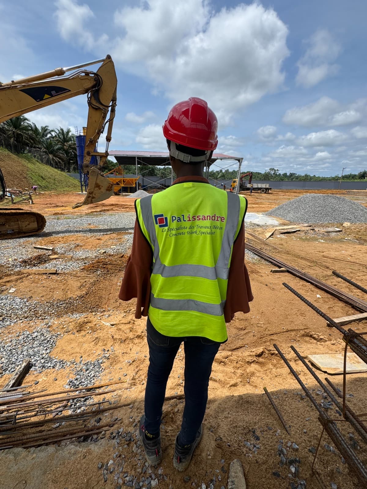 Technicien Palissandre sur chantier